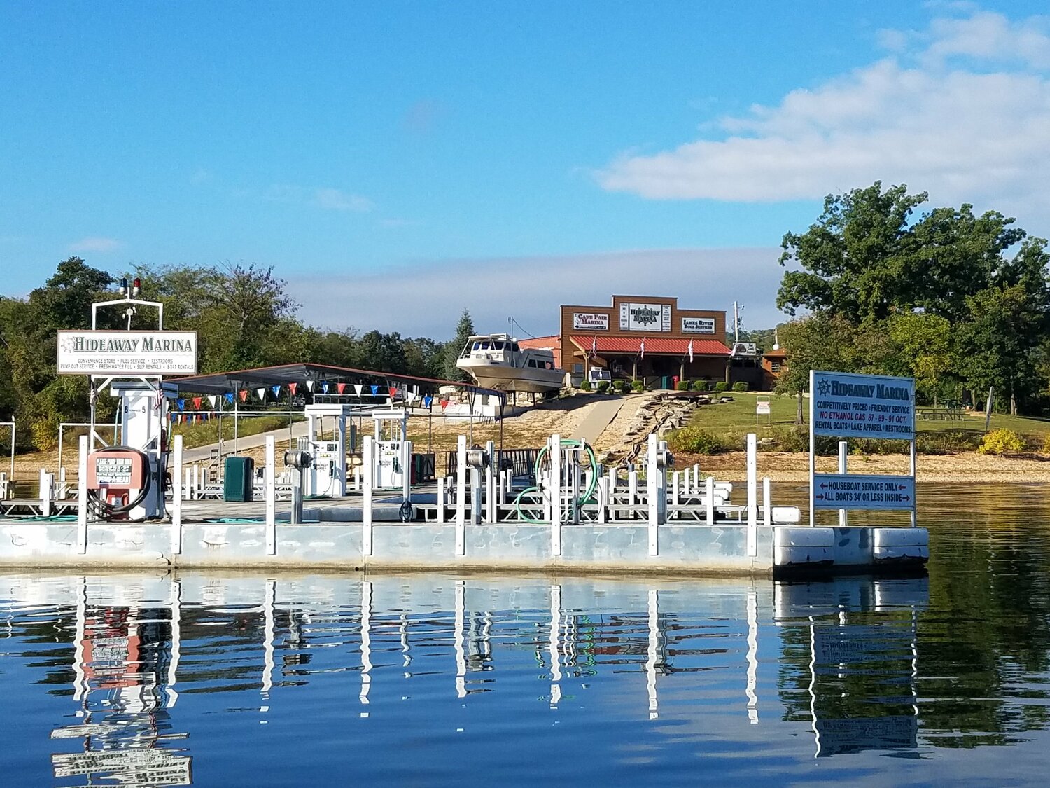 Hideaway Marina, along with its sister property, was bought 15 years ago by Scott Raridon Sr.